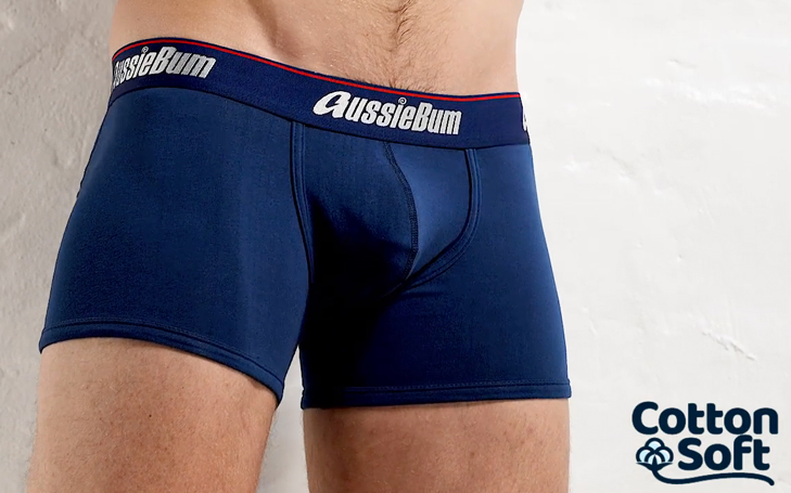 Boxerky AussieBum CottonSoft Regatta Navy Hipster6